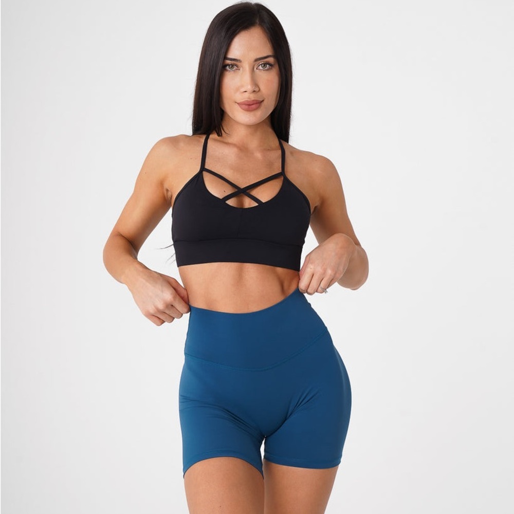 NVGTN Black Oasis Sports Bra